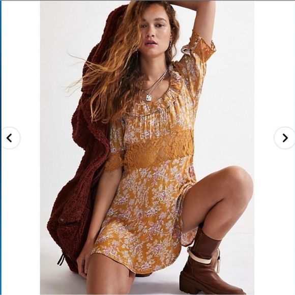 Free people Lucie Mini Dress size 2 - Picture 1 of 6